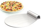 Pizza Round Spatula 10.8 Inches Stainless Steel Peel Shovel Turner Cake Lifter Tray Pan Baking Tool