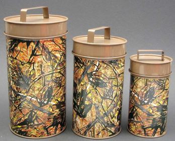 Metal Camouflage 3 Cannister Set