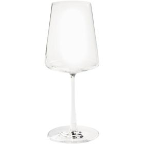 Better Homes & Gardens Clear Flared White Wine Glass with Stem, 4 Pack