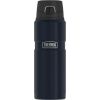 Thermos Stainless King Vacuum Insulated Stainless Steel Drink Bottle, 24oz, Matte Midnight Blue