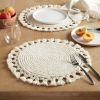 Better Homes & Garden Lauren Placemat, Natural, 16" Round, 1 Piece