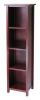 Milan Storage Shelf or Bookcase 5-Tier; Tall