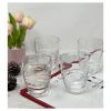 Swirl Acrylic Glasses Drinking Set of 4 DOF (15oz), Plastic Drinking Glasses, BPA Free Cocktail Glasses, Drinkware Set, Drinking Water Glasses