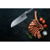 EaZy MealZ 2-Piece Knife Set 7-inch Santoku Knife and 4-inch Chef's Knife, Super Sharp Stainless Steel