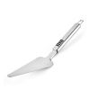 Triangular Spatula Stainless Steel with Serrated Edge has Hanging Loop Slicing for Cutting Cake Pizza Pie Pastry Dessert and Lasagna and Serving Trian