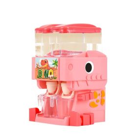 Children Dinosaur Dual Water Dispenser Toy (Color: pink)