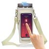 Water Bottle Carrier Bag with Touch Screen Phone Pocket for Stanley 40oz Tumbler