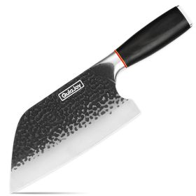 Qulajoy Meat Cleaver Knife - 7.3 Inch High Carbon Stainless Steel Butcher Knife For Meat Cutting Slicing Vegetables- Professional Chopper Knife For Ho (size: Serbian Chef Knife)