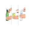 Stainless Steel 3 in 1 Manual Bottle Opener Can Lifter Bottle Caps Grip